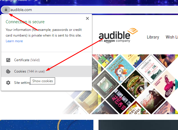 how to access cookies