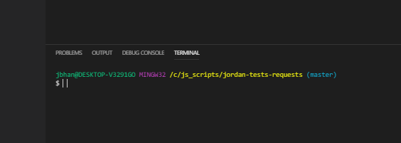cursor in terminal
